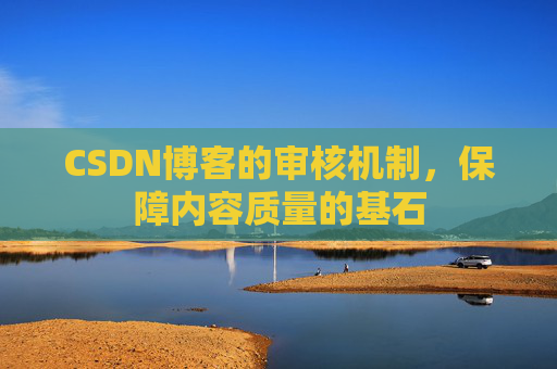 CSDN博客的审核机制,保障内容质量的基石